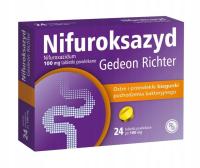 Nifuroksazyd Gedeon Richter 0,1g, 24 tabletki