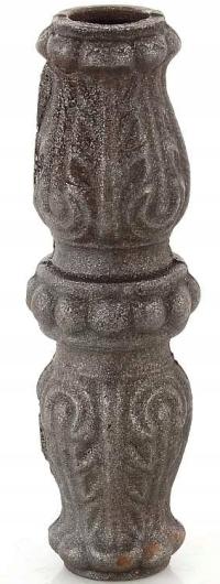 Przekuwka Fi 16 nasadka wstawka stalowa kuta stal pierścień ozdobny