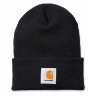 Carhartt зимняя шапка beanie черный универсальный размер