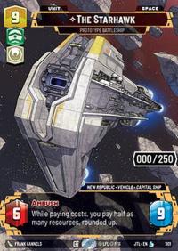 Star Wars Unlimited The Starhawk, Prototype Battleship