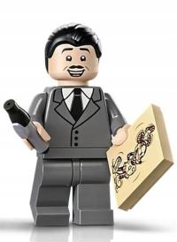 Lego dis140 Disney Walt Disney figurka plus Szkic Mickey i długopis NOWE