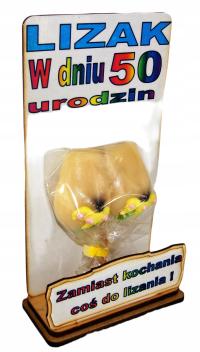 Śmieszny Lizak na 50 Urodziny Sexi Piersi