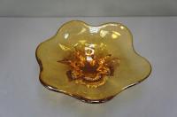 КРАСИВАЯ ЯНТАРНАЯ ВИТРИНА С ПУЗЫРЬКАМИ МУРАНО !!