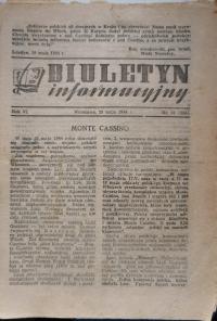 Biuletyn informacyjny 25 maja 1944