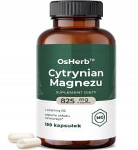 OsHerb Magnez Cytrynian+B6 100% Prosty Czysty Skład Doskonała Wchłanialność
