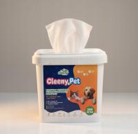 CleenyPet – Nawilżane chusteczki 250 szt dla zwierząt, higieniczne,Cleeny
