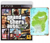 Grand Theft Auto 5 GTA V PS3 po Polsku + MAPA