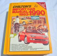 CHILTON'S IMPORT CAR MANUAL 1983 - 1990 naprawa