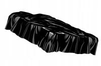 Большой водонепроницаемый лист черный 2x2. 1