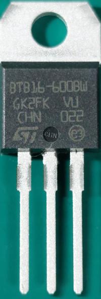 TRIAK BTB16-600 - 16 A / 600 V