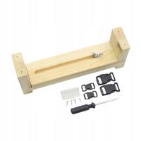 Drewniane zestawy do tworzenia bransoletek z paracordu Zestaw do robienia bransoletek Krótkie narzędzie do robienia bransoletek Bez szpilek