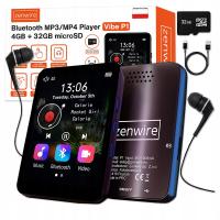 Odtwarzacz Przenośny MP3 MP4 Bluetooth Radio FM Dyktafon SD Słuchawki 36GB