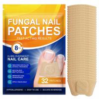 Plastry na paznokcie 32 SZT., Leczenie paznokci u stóp Dodatkowa wytrzymałość 8-godzinna noc