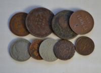 Stare monety - miks - zestaw 9 monet