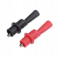 KROKODYLKI NA PRZEWODY POMIAROWE 1000V Gniazdo 2mm