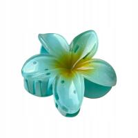 Пряжка заколка для волос большой цветок цветок бохо гавайская плюмерия
