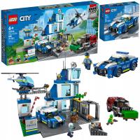 LEGO City 60316 Posterunek Policji z Więzieniem + Radiowóz Auto KLOCKI