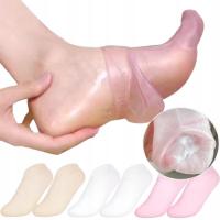 силиконовые носки фистинг footing bdsm 1 пара телесный розовый белый