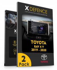 2в1 навигационное защитное стекло для TOYOTA RAV 4V 2019-2020