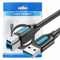 Kabel USB-A Vention COOBI na USB-B czarny 3 m