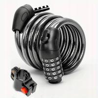 ZAPIĘCIE ROWEROWE NA SZYFR 5 CYFR - GRUBA SOLIDNA LINKA 120 CM