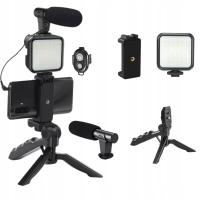 Профессиональный набор для фотосъемки и видеоблога: лампа, микрофон, пульт дистанционного управления