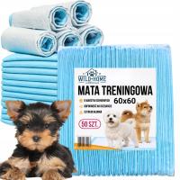 PODKŁADY CHŁONNE HIGIENICZNE MATY JEDNORAZOWE DO PRZEWIJANIA 50 szt 60x60