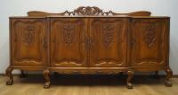 PIĘKNA CUDNIE RZEŹBIONA KOMODA LUDWIKOWSKA BUFET LUDWIK LWIE ŁAPY 737/171