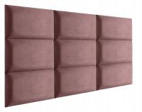 60X30 PANELE ŚCIENNE TAPICEROWANE WEZGŁOWIE WELUR DEKORACYJNE