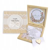 Святое Крещение сувенир коробка для крещения имя дата подарок