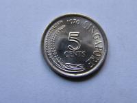 SINGAPUR SINGAPURA 5 CENTS 1970 ROK !!!!!!!!! 1736