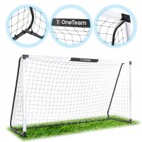 Футбольные ворота OneTeam One белая оцинкованная сталь 300x200 тренировочная