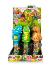 ВЫДВИЖНАЯ ИГРУШКА-ЛЕДЕНЕЦ POP UPS LOLLIPOP DINO FRIENDS 12 ШТУК В ПОДАРОК