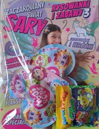 ZACZAROWANY ŚWIAT SARY RYSOWANKI I ZABAWY 3 JEDNOROŻCE I WRÓŻKI +FIGURKI