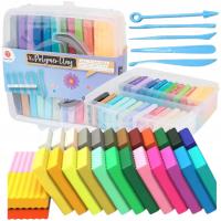 Пластилин глина ТЕРМОРЕАКТИВНАЯ глина 26X20 г полимерные цветные лопатки