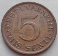 Estonia - 5 Senti - 1931