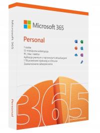 MICROSOFT OFFICE 365 Personal 1 użytkownik 5 stanowisk 1 rok Win/Mac PL