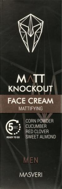 MASVERI MEN MATT KNOCKOUT FACE CREAM KREM MATUJĄCY