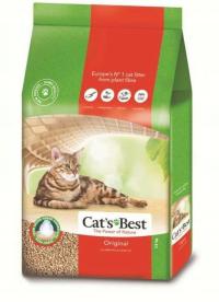 CAT'S BEST ORIGINAL żwirek dla kota 30L/13KG ZBRYLAJĄCY DREWNIANY