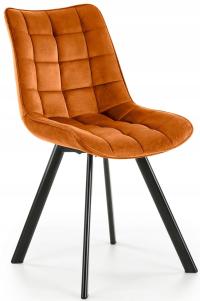 CYNAMONOWE Krzesło do kuchni jadalni K332 velvet Halmar