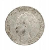 Holandia - 1 gulden Wilhelmina - 1930 rok, Ag