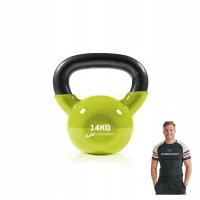 Hantla winylowa żeliwna Kettlebell 14 kg - UpForm