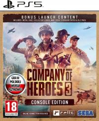 Company of Heroes 3 CONSOLE EDITION + STEELBOOK + DLC - PL - PS5 - Blu-ray