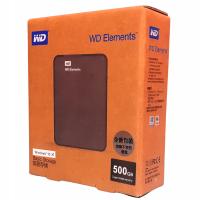 Внешний жесткий диск WD ELEMENTS 500 ГБ подарок