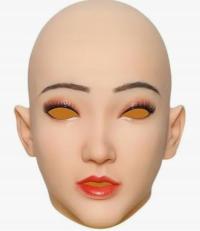 Maska damska silikonowa realistyczna Crossdresser BDSM do cosplay na imprez