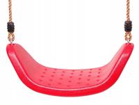 Huśtawka siedzisko plastikowa czerwona