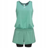 HEAD MATCH III ROMPER NILE GREEN S - Kombinezon
