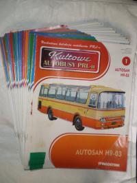 Kultowe autobusy PRL - same zeszyty 1-59