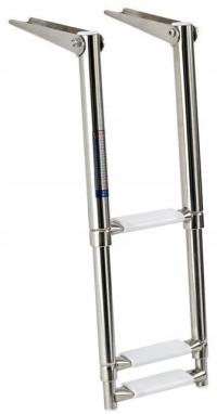 ТЕЛЕСКОПИЧЕСКАЯ ПАЛУБНАЯ ЛЕСТНИЦА 2 СТУПЕНИ НЕРЖАВЕЮЩАЯ СТАЛЬ 316 OSCULATI