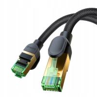Kabel Ethernet FTP RJ45 kat.8 LAN 40 Gb/s 2000 MHz Cu Miedź 1m